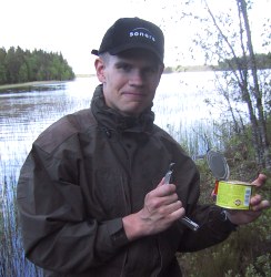 Seitseminen national park with a can of spam 06/2002